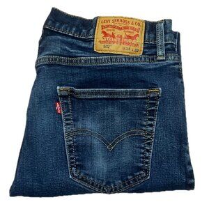 Levi’s 502 Jeans Men’s W34 L32 Blue Slim Taper Denim Pre-Owned Excellent